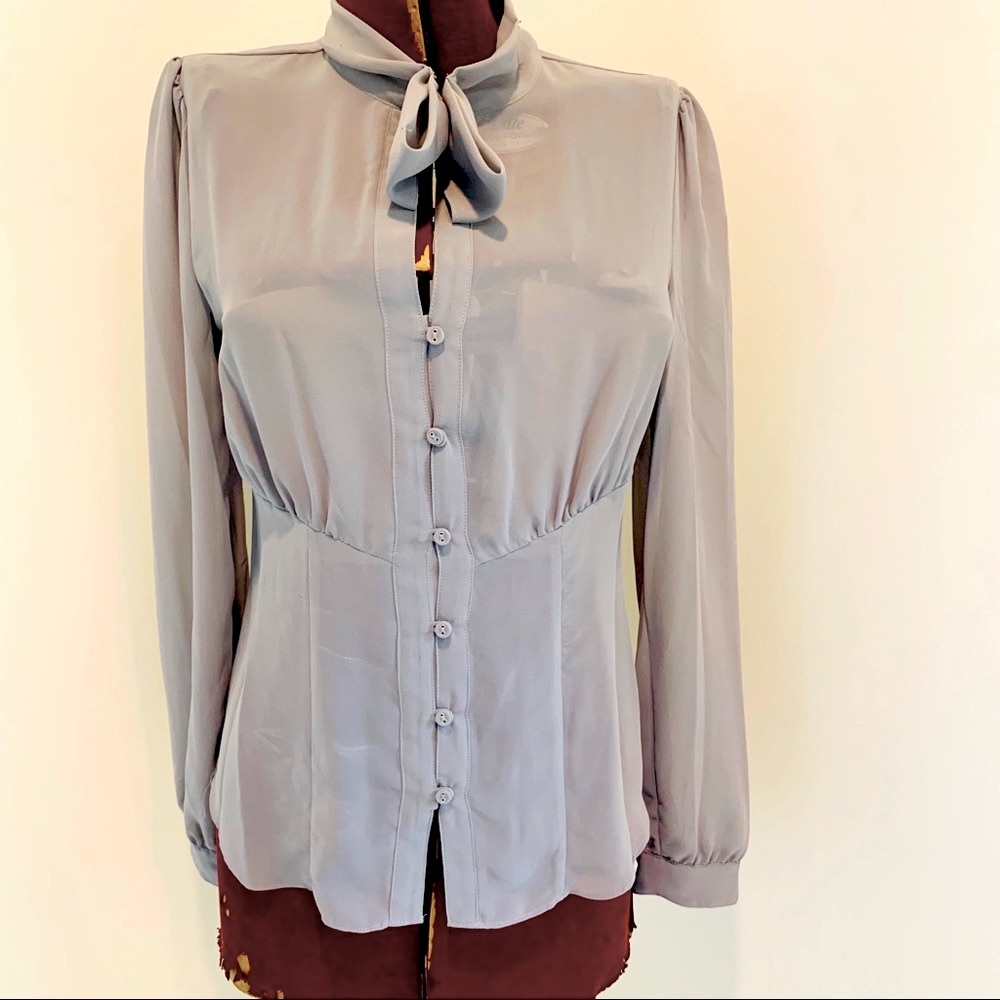 Walter Baker Gray Blouse